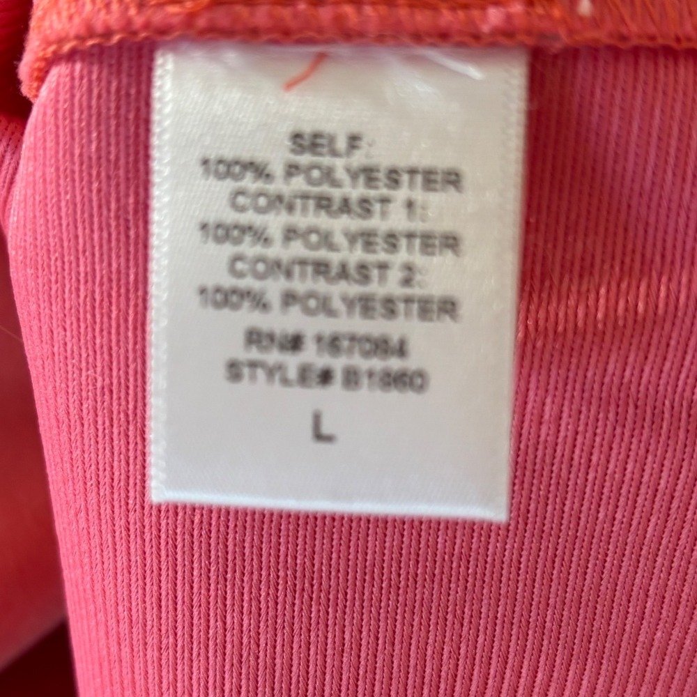 Pomander Place Pink Colorblock V-Neck Velvet Waist Mini Dress B1860 Womens L - Picture 7 of 16